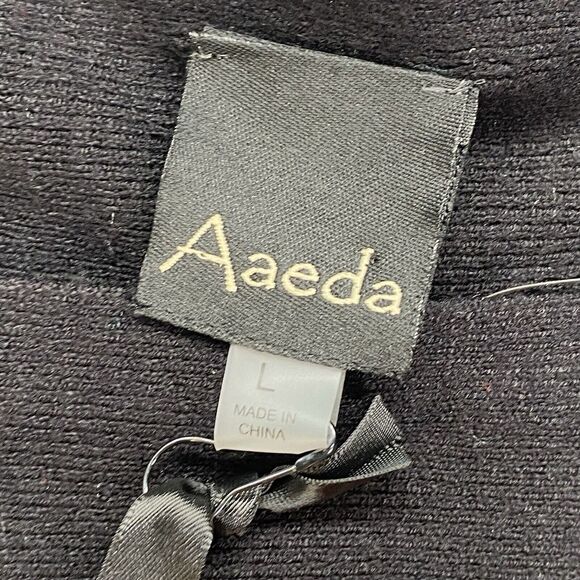 AAEDA Sweater Womens L Christmas‎ tree festive pearl embellished dolman NWT - Picture 5 of 8